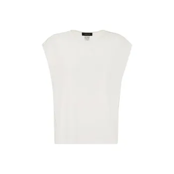 Fabiana Filippi Beaded Trim Crewneck Blouse