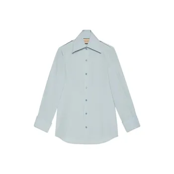 GUCCI Pointed Collar Buttoned Shirt