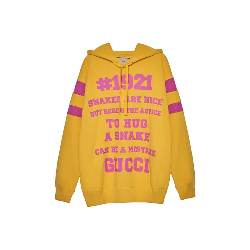 GUCCI 1921 Print Sweatshirt 'Honey Yellow'-0