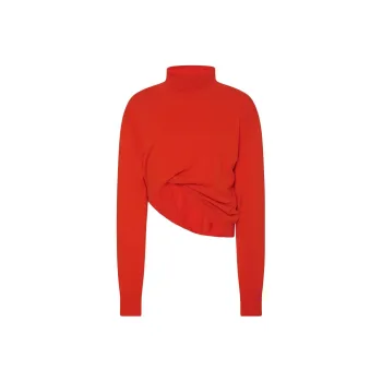 THE ROW Callan Long sleeve Cashmere Top