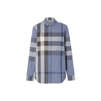 Burberry Shirts Women's Dark Sky Blue