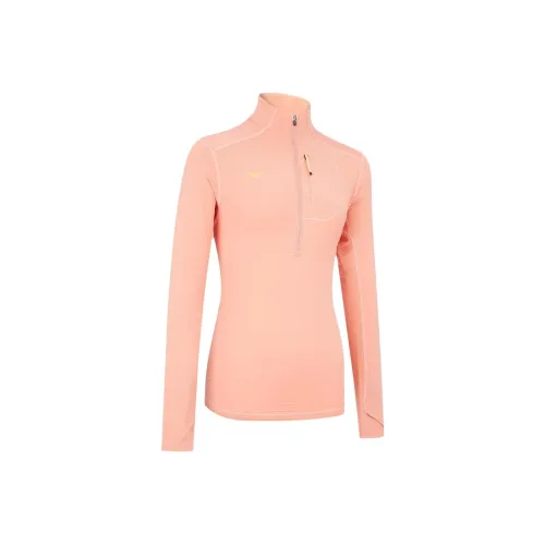 HOKA ONE ONE 1/2 ZIP Sweatshirt Women's Red Pottery