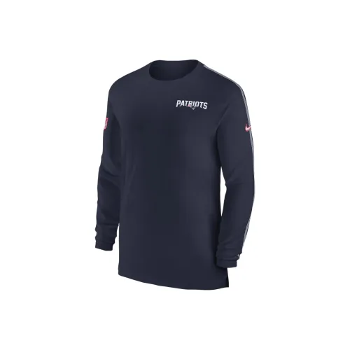 Nike New England Patriots Sideline Coach Men's Nike Dri FIT Nfl Long Sleeve Top