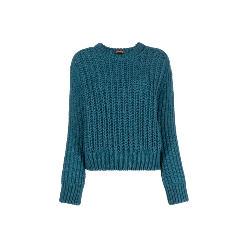PARAJUMPERS Deanna Logo-patch Chunky-knit Jumper-0