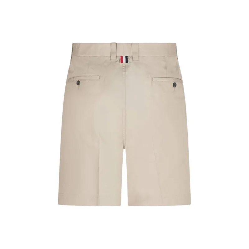 THOM BROWNE Pressed Crease Chino Shorts-1