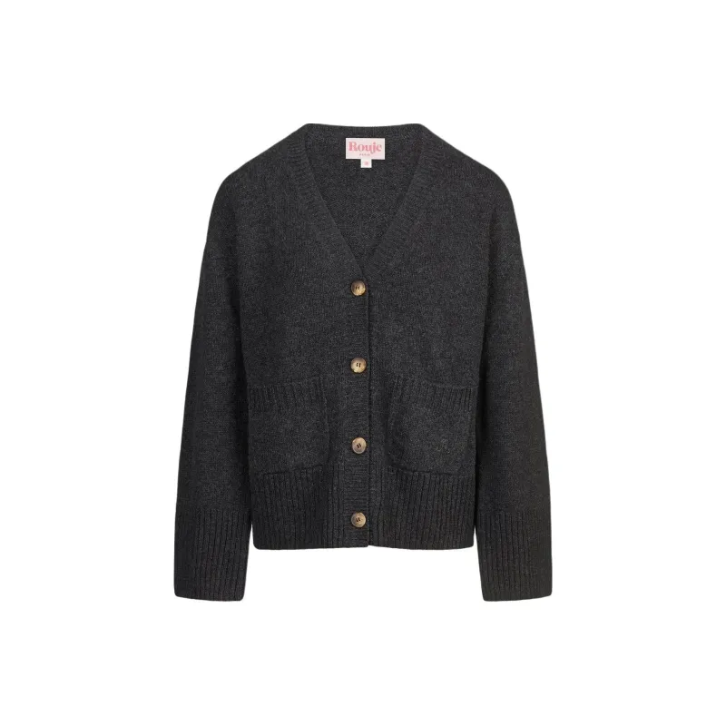 Rouje RANDY CARDIGAN Sweater Women's Coal Smoke-0