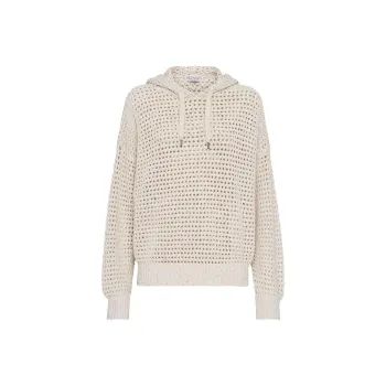 Brunello Cucinelli Open knit Hoodie