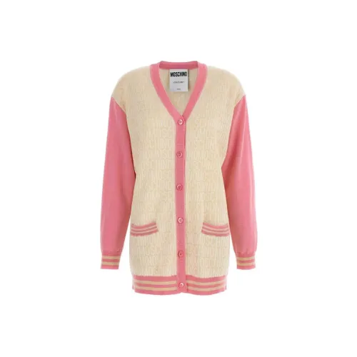 MOSCHINO Monogram Button-Up Cardigan