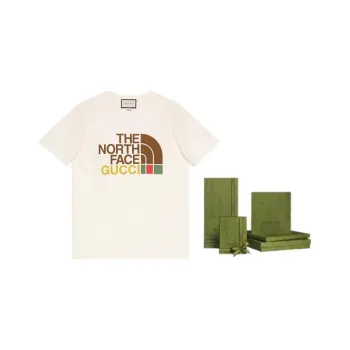 GUCCI X The North Face Cotton T shirt Beige