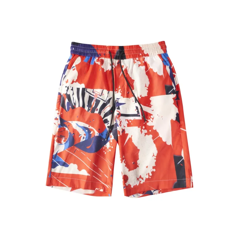 Pin Li Casual Shorts Men's Multicolor-0