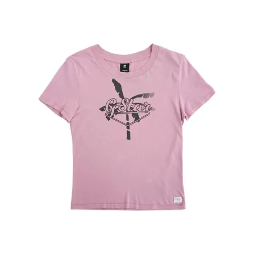 G STAR RAW T Shirt Women's Pink