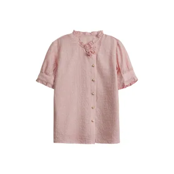 ANNECHEN Shirts Women's Pink