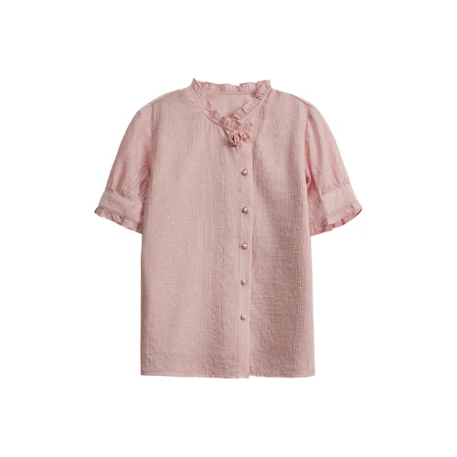 ANNECHEN Shirts Women's Pink
