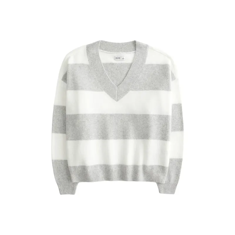 Hollister Sweater Women's Light Gray-0