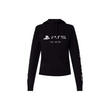 Balenciaga Playstation Shrunk Hoodie 'Black'