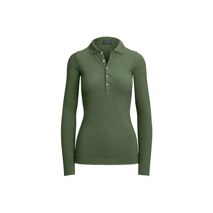 Polo Ralph Lauren SS22 Polo Shirt Women's Green-0