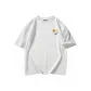 White-Short-Sleeved-Dazzling Color Heart (Small Logo)