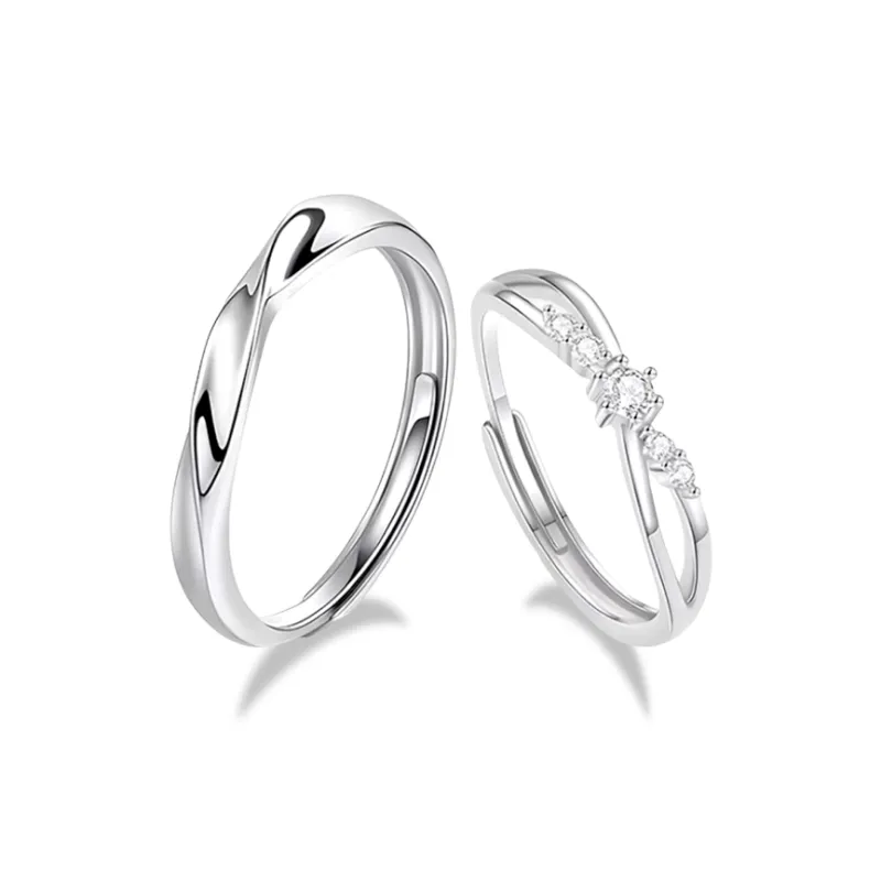 COPI Glass Cat Eye Rings Unisex-0