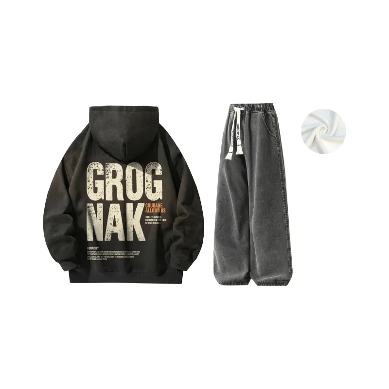 GROGNAK Sweatshirt Sets Unisex-48