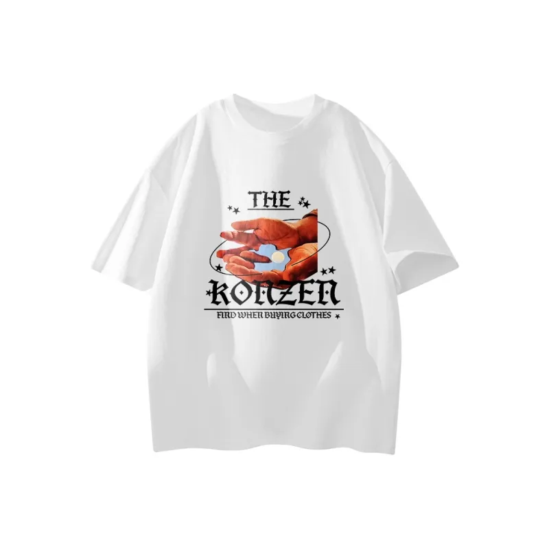 Caramella Drop Shoulder Sleeve T Shirt Unisex Black-2