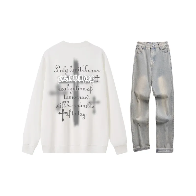 VniVerseVClub Sweatshirt Set Unisex-4