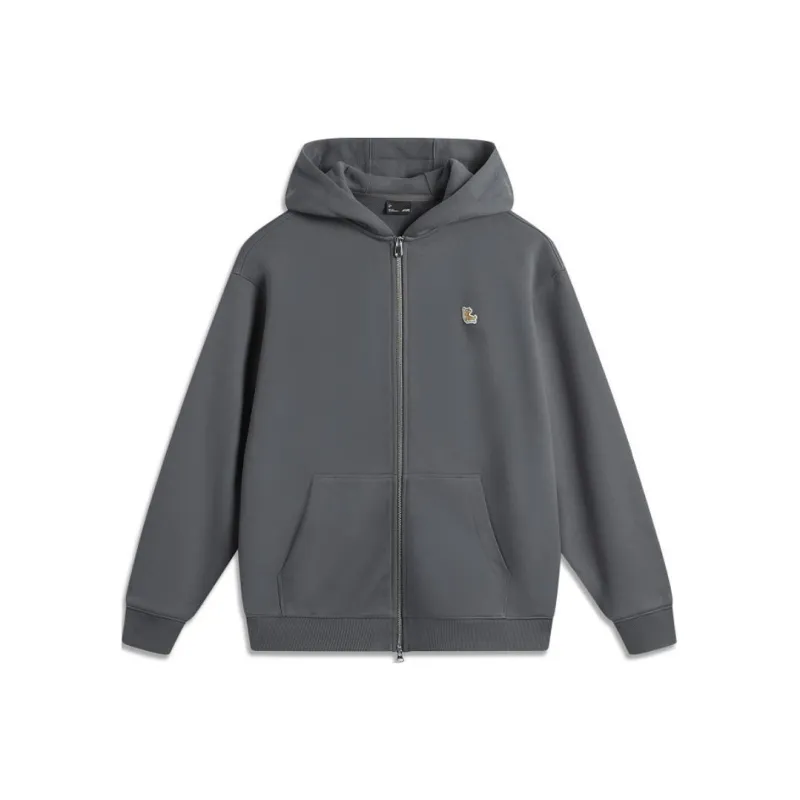 LiNing Sports Life Collection Sweatshirt Women's Magnet Gray-0