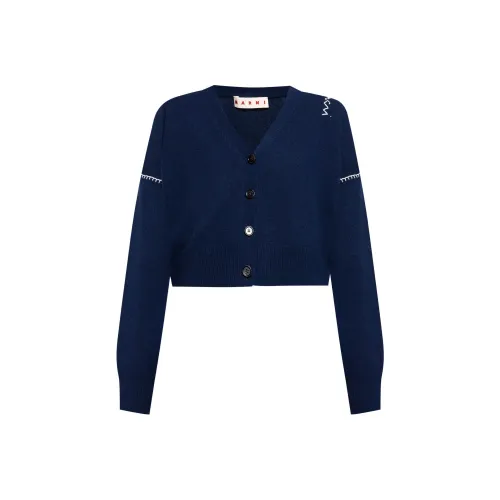 MARNI Cropped Button Up Cardigan