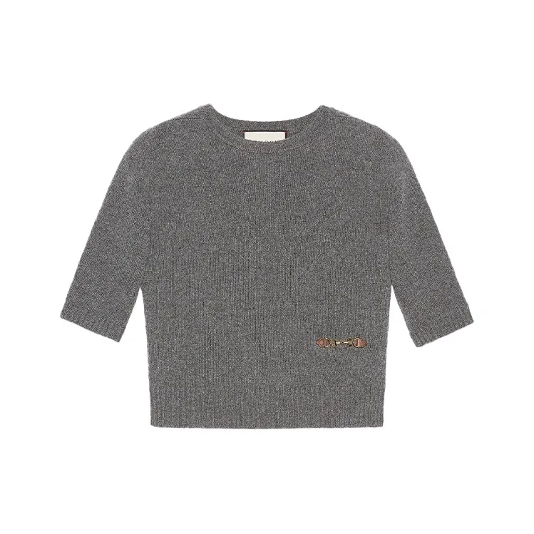 GUCCI Horsebit embellished Knitted Top-0