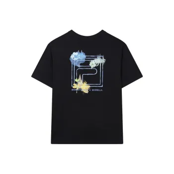 FILA Drop Shoulder Sleeve T Shirt Women's Legend Blue