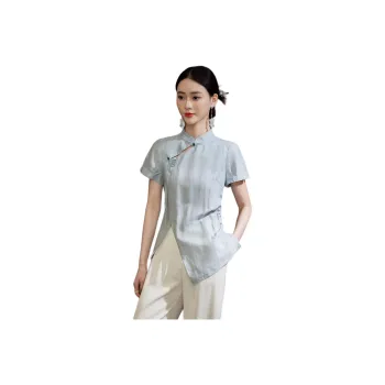 Hang Yi Court SS24 Shirt Women's Blue