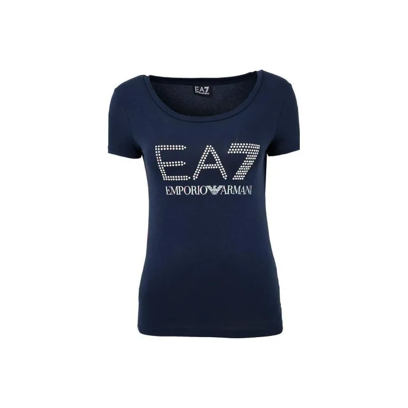 EMPORIO ARMANI Regular T Shirt Women's Marine Blue-0