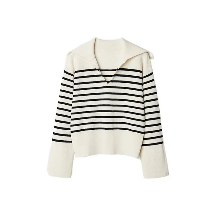 Dimple Hsu FW22 Loose Fit Knitwear Women's Black White-0