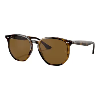 RayBan Propionate Salt Irregular Shape Sunglasses Unisex Tortoiseshell