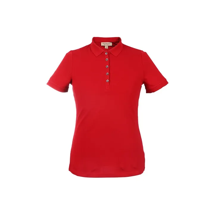 Burberry Polo Shirts Women's Red-0