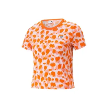 PUMA T-Shirts Women's Orange