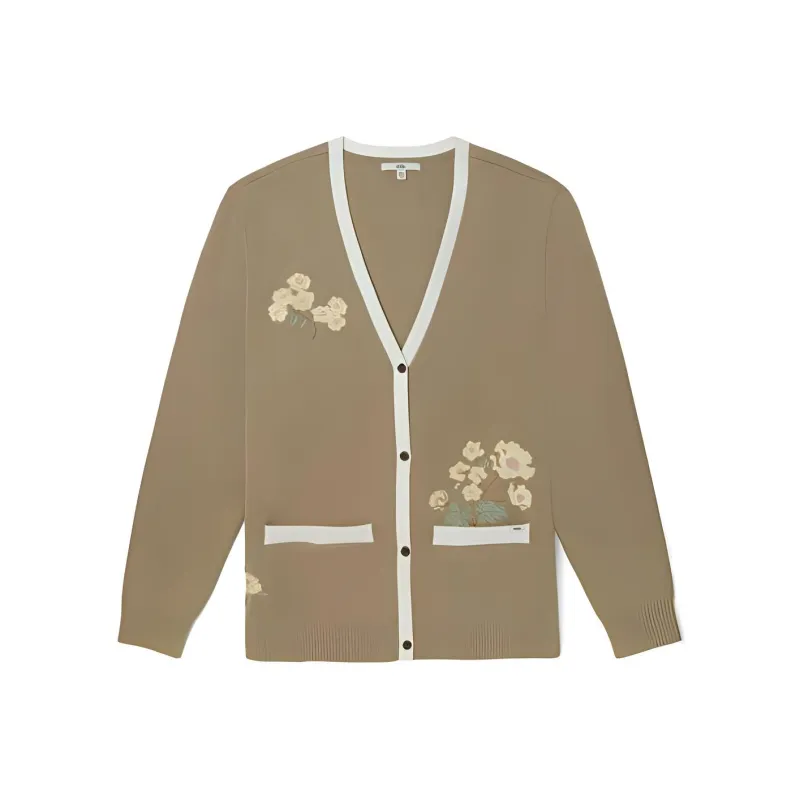 Vans CARDIGAN Sweater Women's Khaki-0