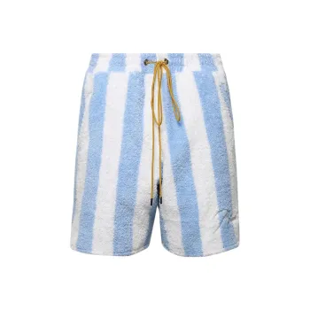 RHUDE Striped Loop Terry Short