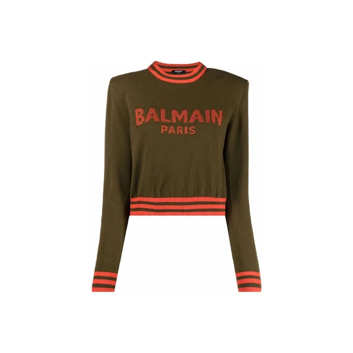 BALMAIN FW21 Sweater Women's Umber-0