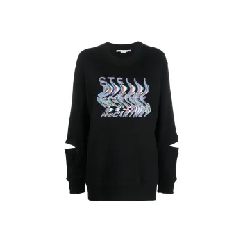 Stella McCartney Logo Detailed Oversized Sweatshirt