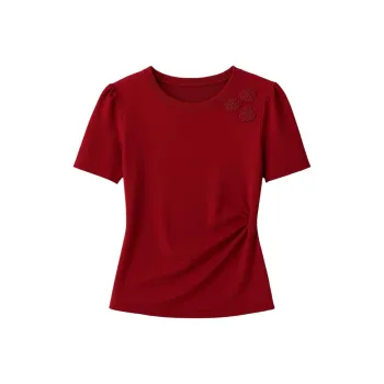 LUYOUYE T Shirts Women's Red