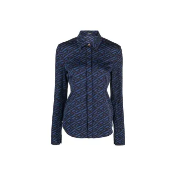 FANSIZHE VERSACE Shirt Women's Blue