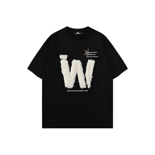 ZWMH Drop Shoulder Sleeve T Shirt Unisex