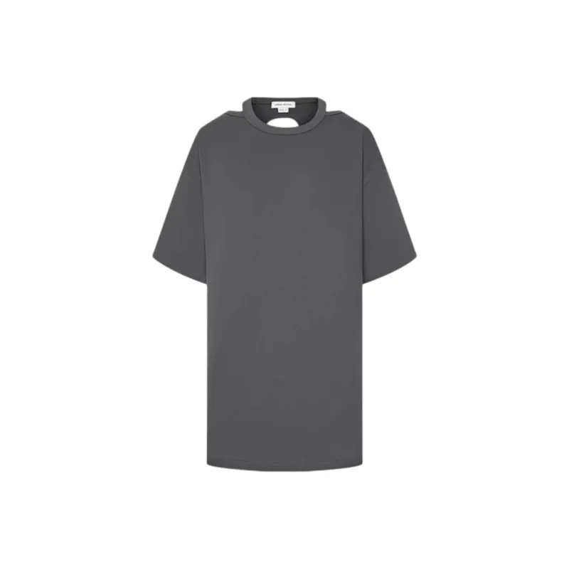 URBAN REVIVO T Shirt Women's Medium Gray-0