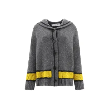 DIOR Quarterly New Products Cashmere Sweaters Women's Gray