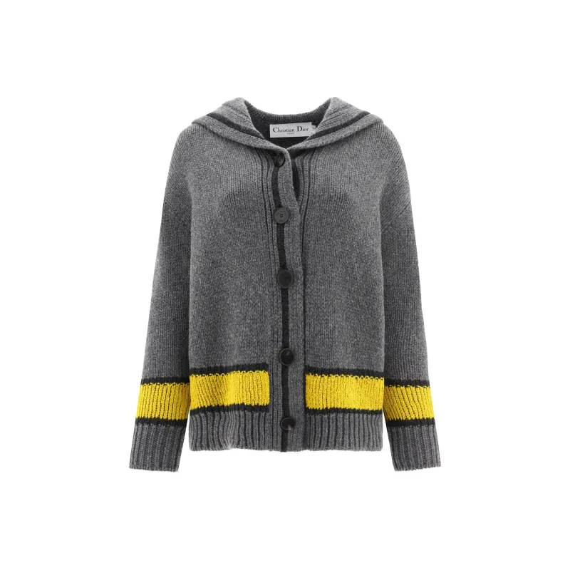 DIOR Quarterly New Products Cashmere Sweaters Women's Gray-0