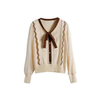 Olrain Sweaters Women's Cream Apricot