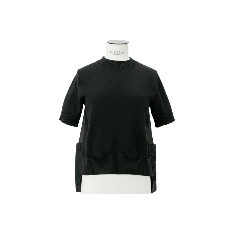 Sacai Layered Asymmetric Top-0