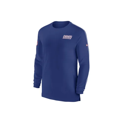Nike New York Giants Sideline Coach Men's Nike Dri FIT Nfl Long Sleeve Top