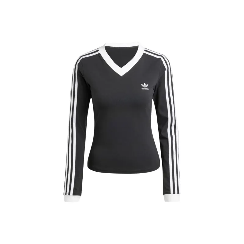 Adidas Originals Classics 3 Stripes Sweatshirt Women's Black-0