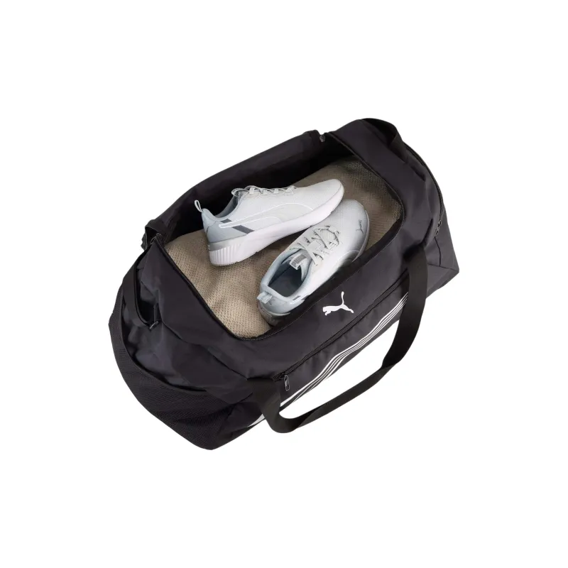 PUMA Recycled Material Gym Bag Medium Size Unisex Black-2